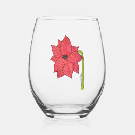 Red Star Flower Blank