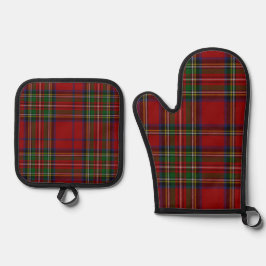 Red Stewart Plaid Tartan for Christmas