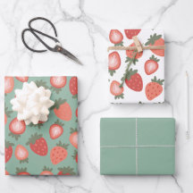 Red Strawberry Seamless Patterno