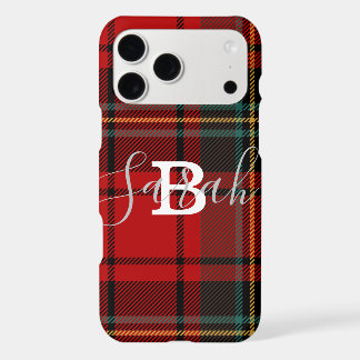 Red Tartan Xadrez Verificada Scotland Monographic
