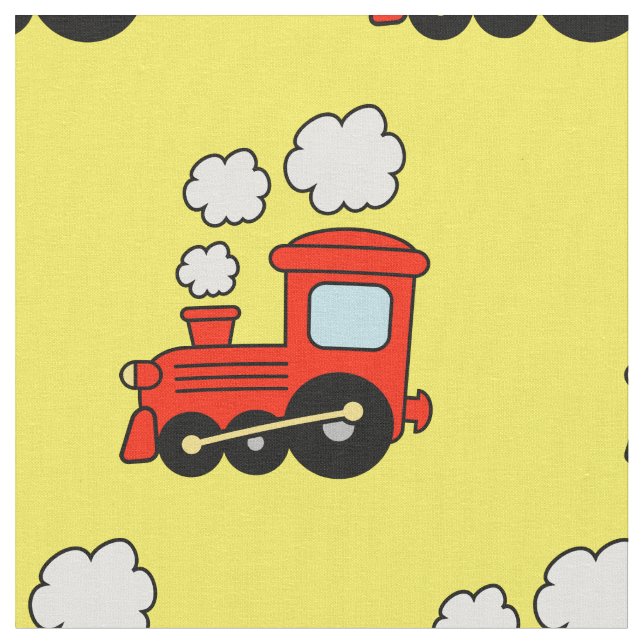 Red Toy Choo Choo trem DIY hobby tecido têxtil (Detalhe)