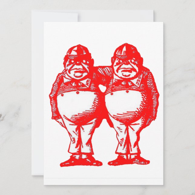 Red Tweedle Dee & Tweedle Dum (Frente)