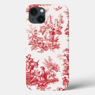 Red Vintage Toile