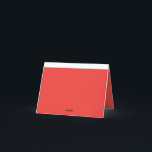 Red White Blue Obrigado Cartões | Personalizado<br><div class="desc">Expresse gratidão com na moda, vermelho personalizado, branco e cartões azuis de agradecimento, perfeito para qualquer ocasião. Diga "obrigado você" em estilo com cartões de agradecimento vermelhos, brancos e azuis. Perfeito para casamentos, aniversários, graduações ou eventos corporativos, essas placas dobradas e de dois lados permitem adicionar uma mensagem pessoal, logotipo...</div>