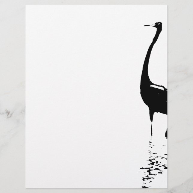 Reddish Egret Letterhead (Frente)