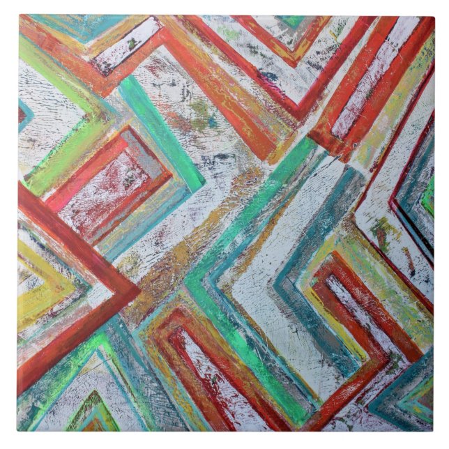 Rede 6 x 6 Azulejo cerâmico (Frente)