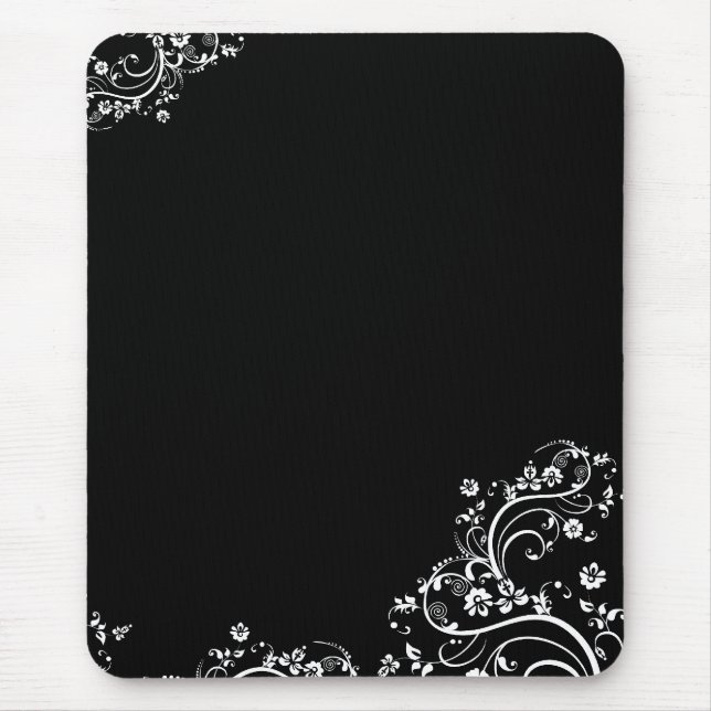 Redemoinho Mousepad do preto (Frente)