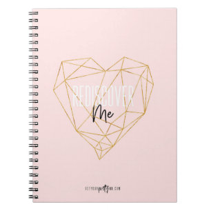Redescubra-me caderno espiral pequeno