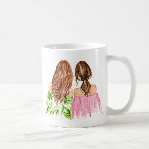Redhead e Brunette da caneca do presente dos