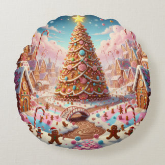 Redonda Almofada de Natal