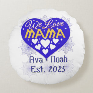 Redonda Almofada Decorativa Mama – Decoração Minimalista p