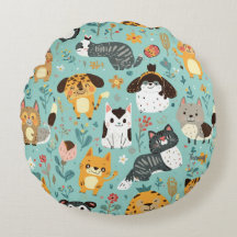 Capa de Almofada de Arremesso com Estampa de Anima