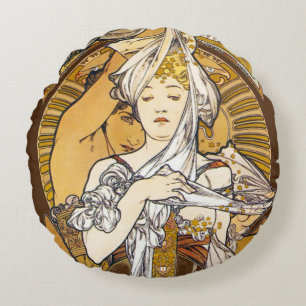 Redonda Paris 1900, Alphonse Mucha Almofada