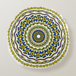 Redonda travesseiro zen, almofada para meditação