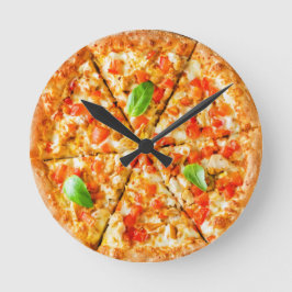 Redondo ピ ザ 壁 掛 時 け do relógio 計 pizza Wall