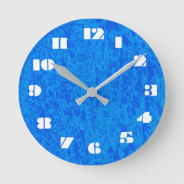 Redondo 12 Opções de Número para Escolher do Relógio de Má