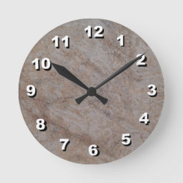 Redondo 12 Opções de Número para Escolher - Relógio de Már