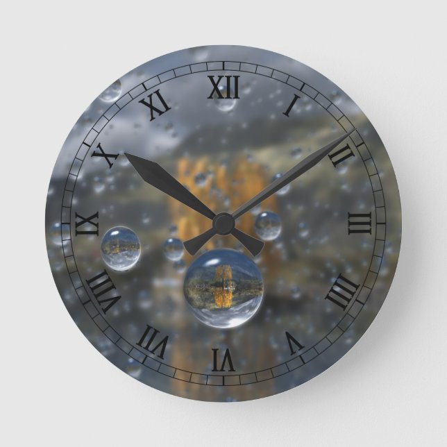 Redondo Chuva no Relógio Glen (Frente)