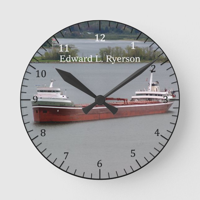 Redondo Edward L. Relógio de Ryerson (Frente)