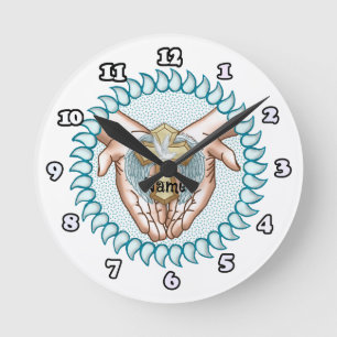 Redondo Espírito Santo Relógio Cristão