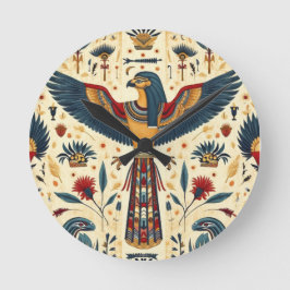 Redondo "Eterno Areia Relógio de Muro Egípcio"