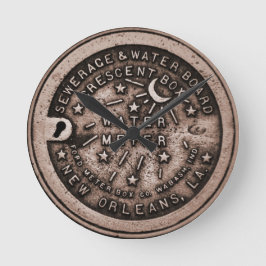 Redondo Face do relógio do cobrir do medidor de água de