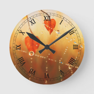 Redondo Gemas de um Relógio da Manhã de outono