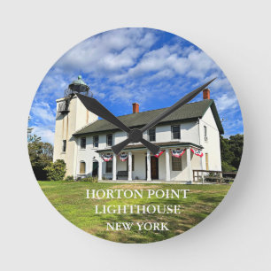 Redondo Horton Point Lighthouse, Relógio Round de Nova Ior