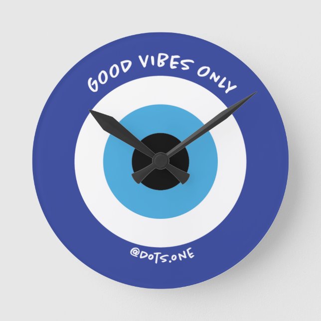 Redondo Mau ocular no tempo - Relógio (Frente)