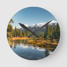 Montanhas rochosas relógio