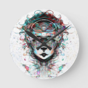 Redondo O Relógio Da Terceira Dimensão