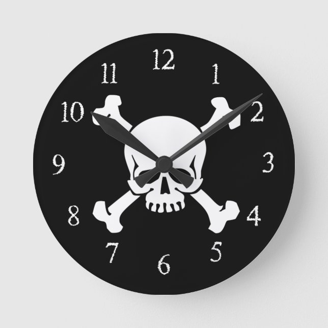 Redondo Piratas, Caveira e Relógio Crossbones (Frente)