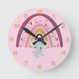 Redondo Relógio Arredondado