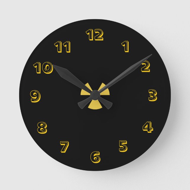 Redondo Relógio Atômico (Frente)