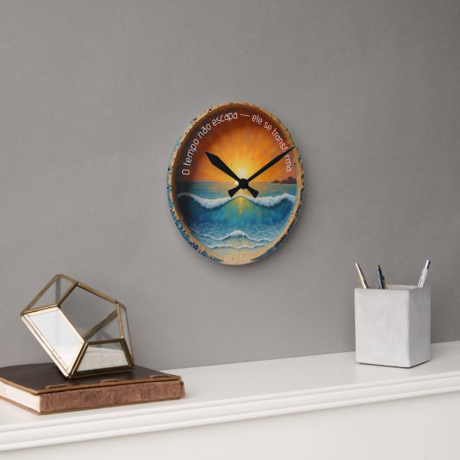 Redondo Relógio criativo (Escritório)