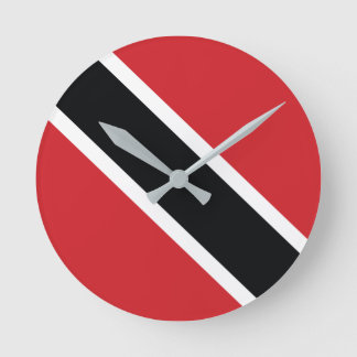 Redondo Relógio da Bandeira Nacional de Trinidad e Tobago
