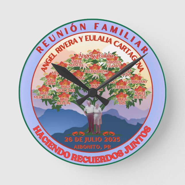 Redondo relógio da cozinha (Frente)