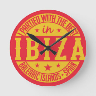 Redondo relógio da Espanha IBIZA