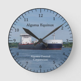 Redondo Relógio de Algoma Equinox
