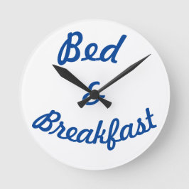 Redondo Relógio de cama e café da manhã