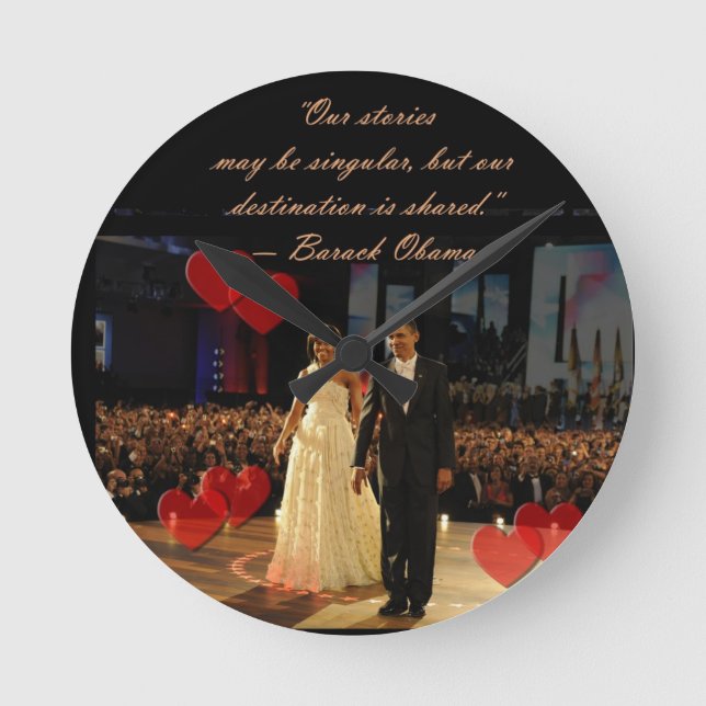 Redondo Relógio de Destino Compartilhado (Frente)