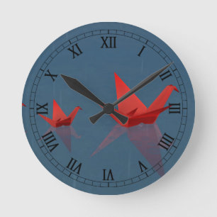 Redondo Relógio de dia chuvoso silencioso