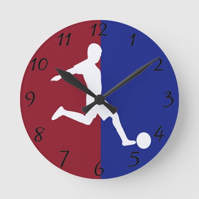 Redondo Relógio de futebol (Frente)
