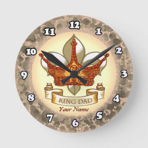 Redondo Relógio de Pai Rei