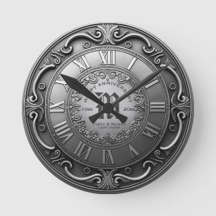 Redondo Relógio de Procura de Vintage em Qualquer Ano