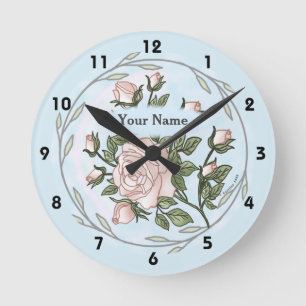 Redondo Relógio de Rosas de jardim