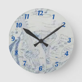 Redondo Relógio - design do Instrumento Musical