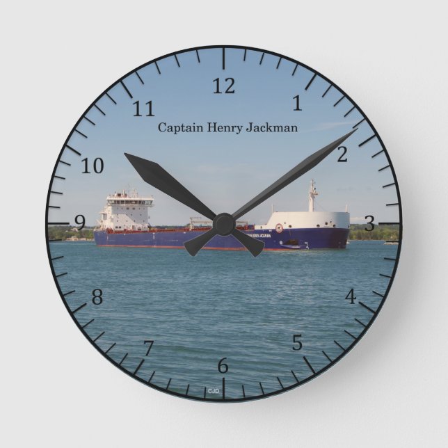 Redondo Relógio do Capitão Henry Jackman 2021 (Frente)