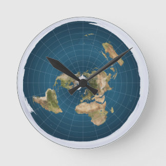 Redondo Relógio FLat Earth