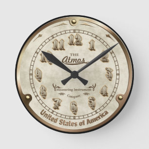 Redondo Relógio imitação estilo Retro Steampunk